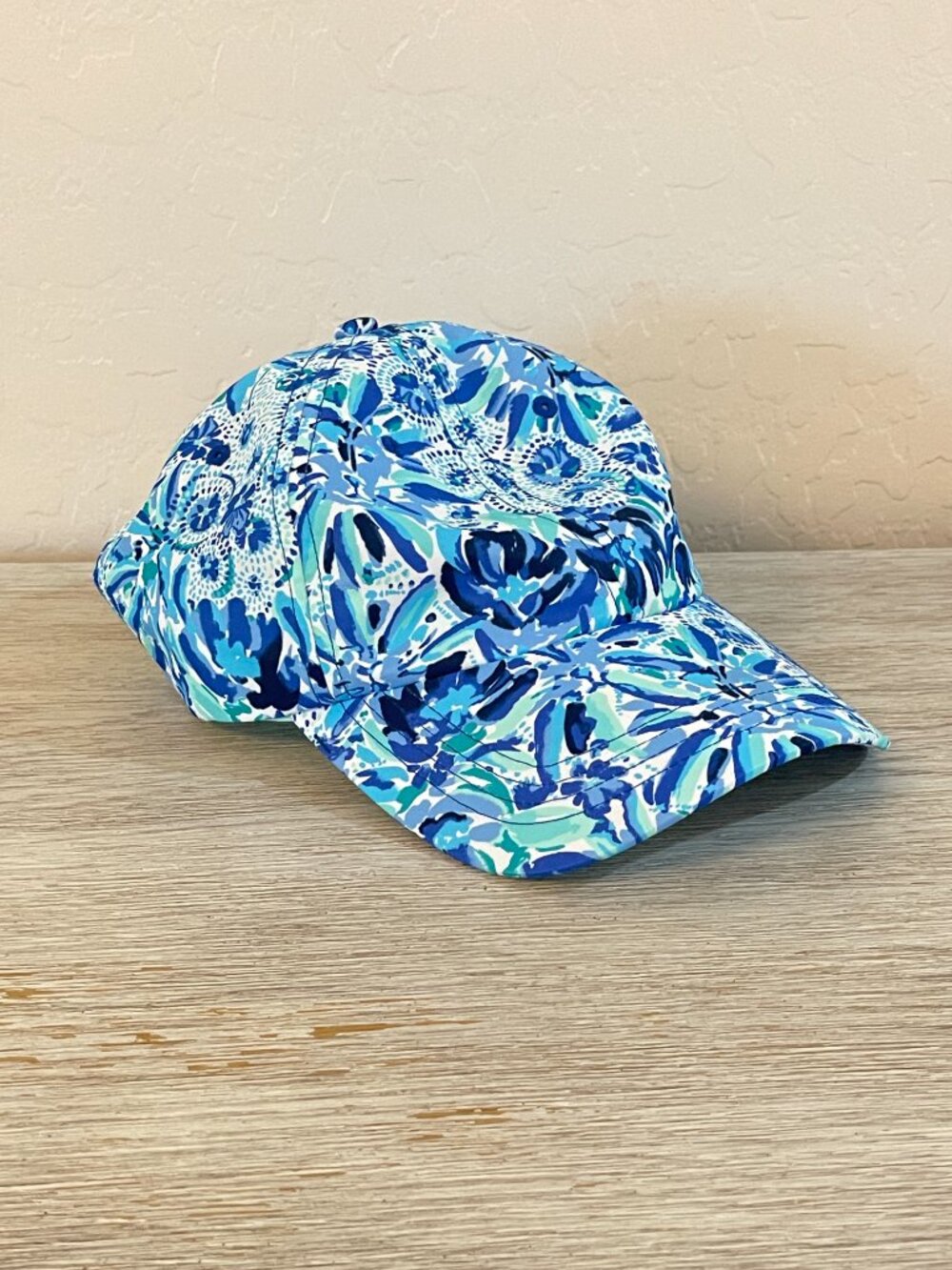 Lilly Pulitzer Run Around Hat Cap Iris Blue High Mantenance
